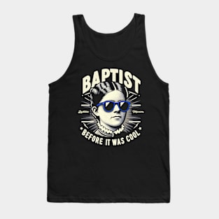 Lottie Moon Retro Missionary Chic Image - "Baptist Before It Was Cool" Lottie Moon Tank Top